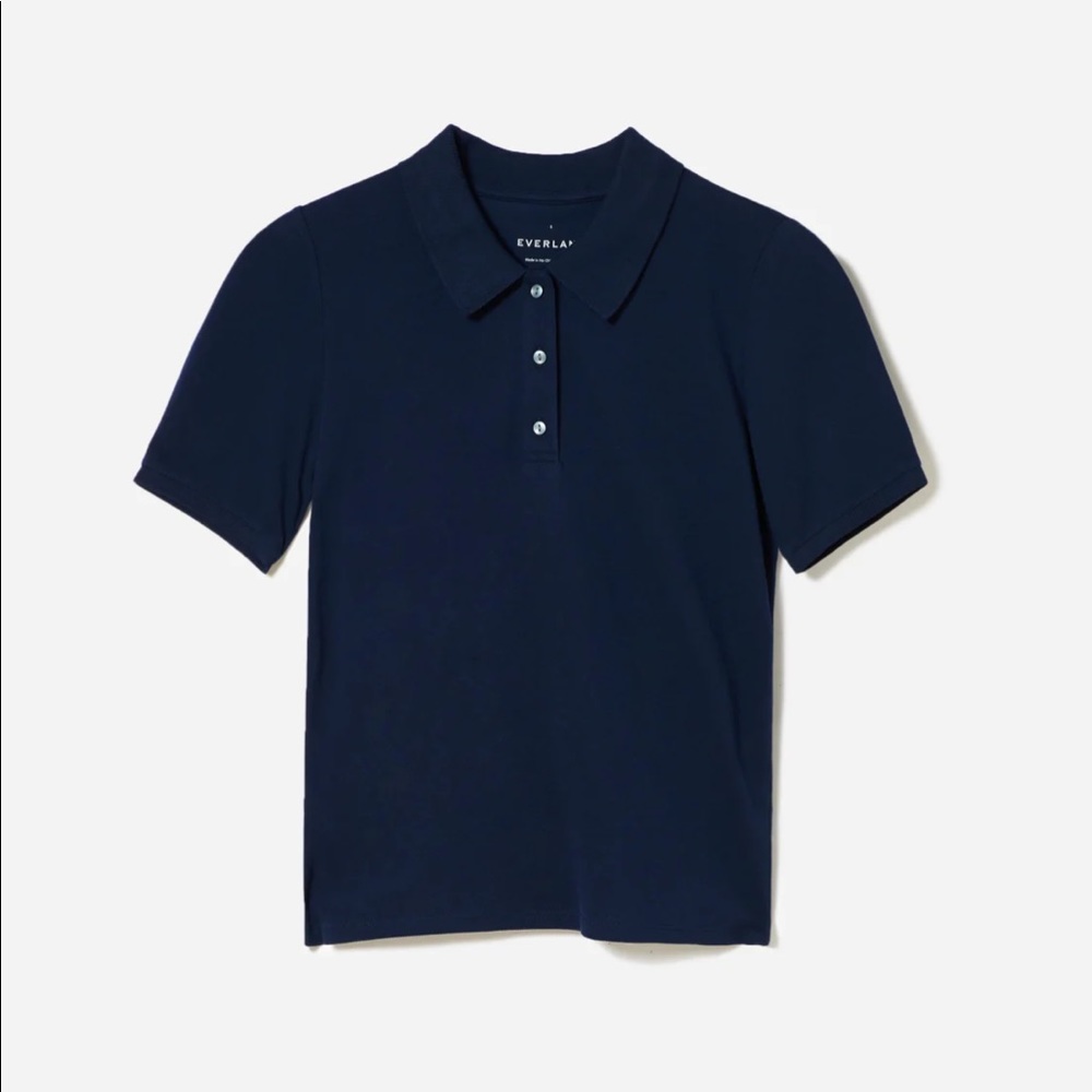 Everlane Organic Cotton Pique Polo